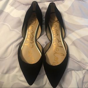 Sam Edelman Black Suede Flats